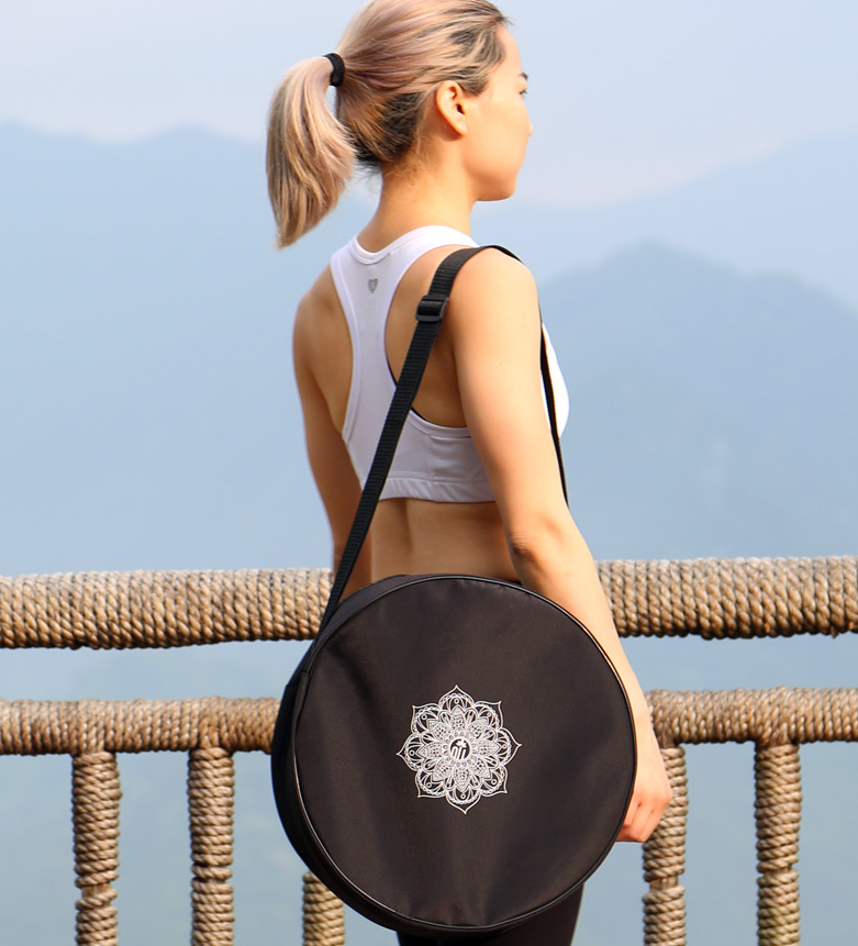 Order Mandala flower yoga wheel bag