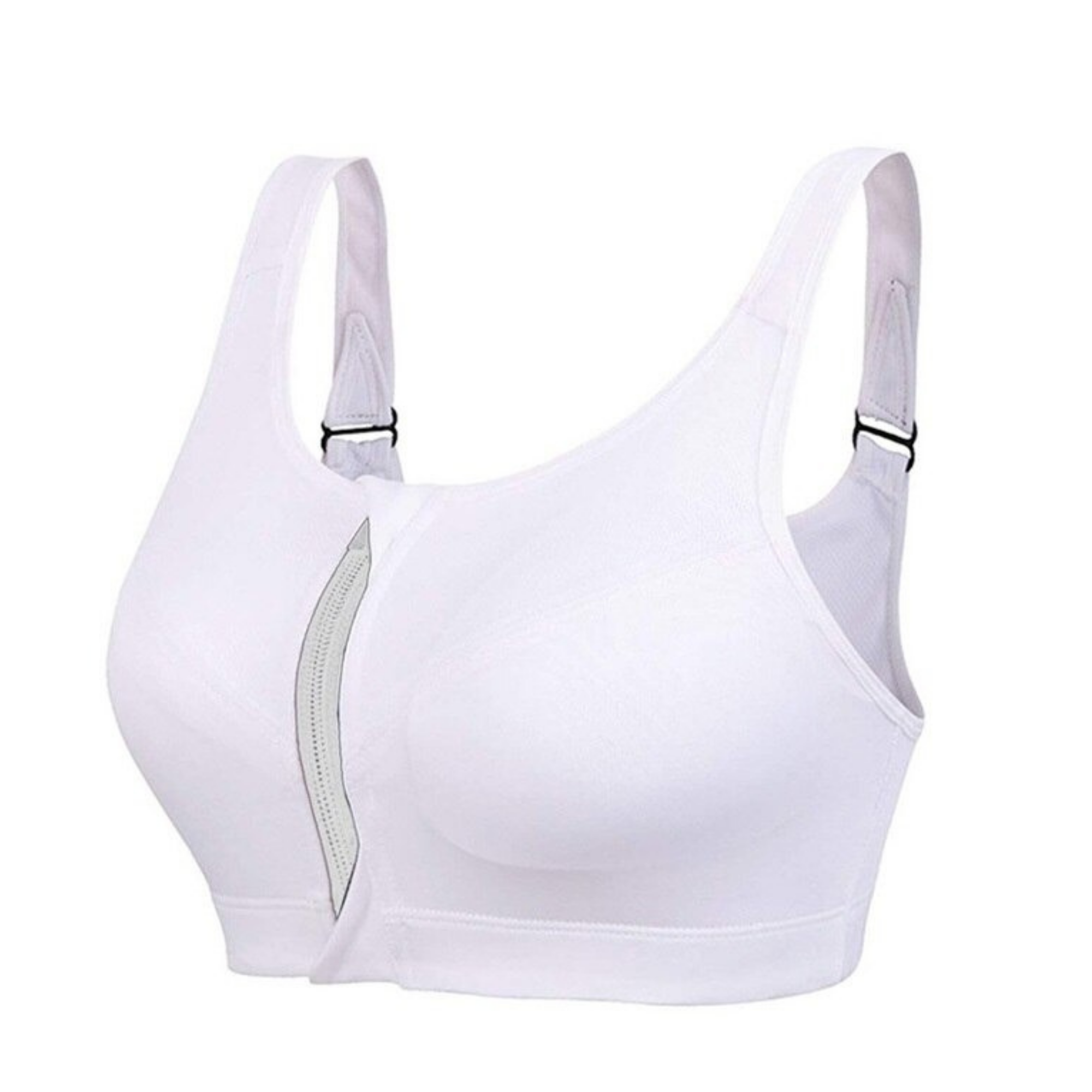 Buy Sports Bra With Front Zipper